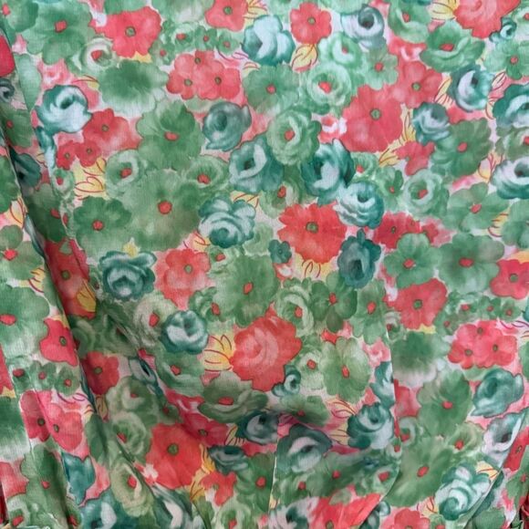 Reset by Jane Green Floral Tiered Ruffle Joelle Mini Dress NWT Size Medium - Picture 9 of 12